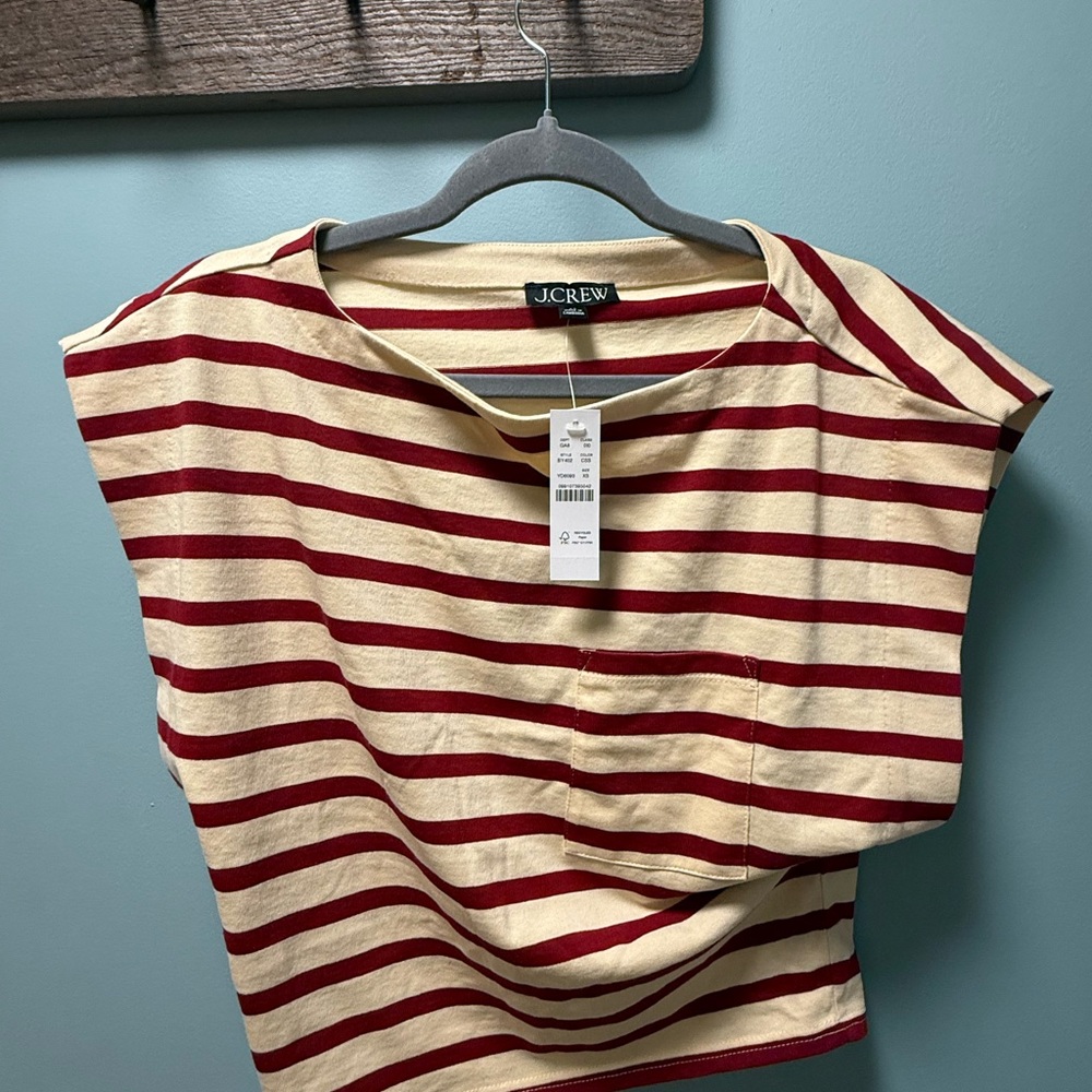 J. Crew Boatneck Mariner Muscle Tee